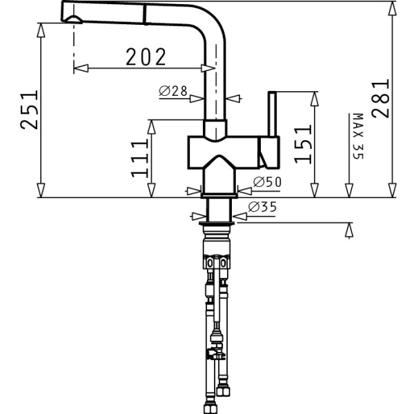 Смесител Capriccio Инокс