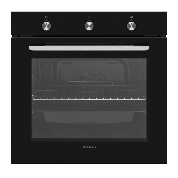 Фурна за вграждане PO78031008PBL черно стъкло