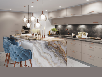 Кухненски модули БФ - Капучино мат