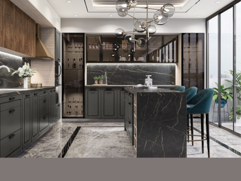 Кухненски модули МФ - Цимент мат