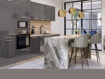 Кухненски модули АРФ-Антрацит гланц