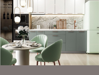 Кухненски модули БФ - Олив мат