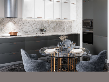 Кухненски модули МФ-Карбон мат