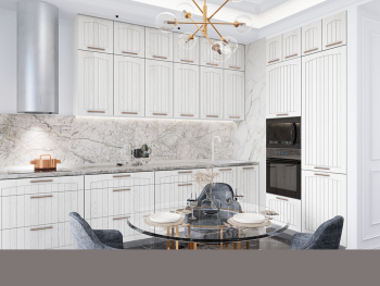 Кухненски модули МФ - Бяло фладер