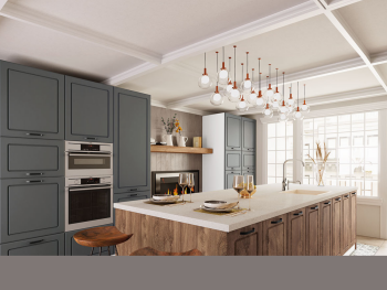 Кухненски модули АРФ - Цимент мат