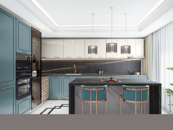 Кухненски модули АРФ - Деним мат