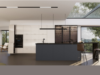 Кухненски модули БФ-Крийм гланц