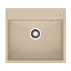 Мивка от гранит Ithaka (56×51) 1B Тъмно бежово