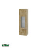 Горен модул с врата,витрина и две чекмеджета АРДД-Дъб дакота-101