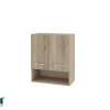 Горен модул с две врати и рафт и ниша МДА-Сонома арвен-7