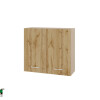 Горен модул с две врати и рафт МДД-Дъб дакота-4