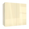 Горен модул с две врати и рафт Глосмакс 80 Сонома - Айвъри