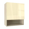 Горен модул с ниша и две врати Глосмакс 60P Сонома - Айвъри