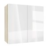 Горен модул с две врати и рафт Глосмакс 80 Сонома - Алба