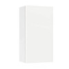 Горен модул с врата и рафт Мат 40 Бял - Бял мат