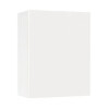Горен модул с една врата и рафт Мат 60 Бял - Бял мат