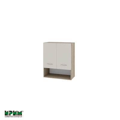 Горен модул с две врати и рафт и ниша АРС-Сатен-7