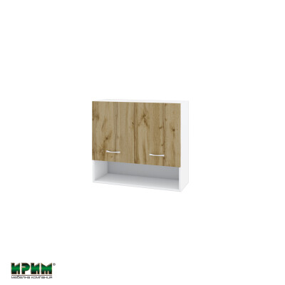 Горен модул с две врати и рафт  и ниша БДД-Дъб дакота-8