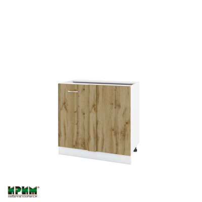 Долен модул за ъгъл с врата и рафт БДД-Дъб дакота-42