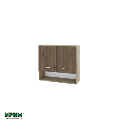 Горен модул с две врати и рафт  и ниша АРО-Орех адмирал-8