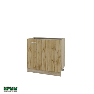 Долен модул за ъгъл с врата и рафт АРДД-Дъб дакота-42