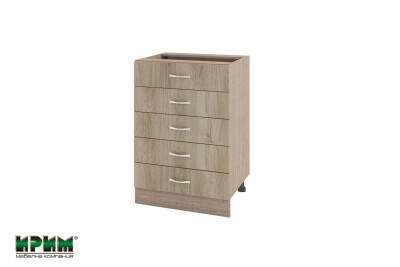 Долен модул с пет чекмеджета МДА-Сонома арвен-29