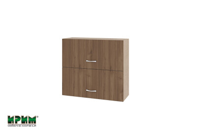 Горен модул с две хоризонтални врати МО-Орех адмирал-12