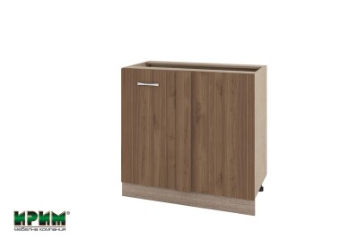Долен модул за ъгъл с врата и рафт МО-Орех адмирал-42