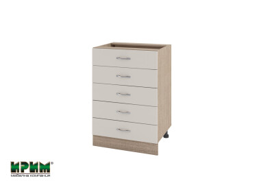 Долен модул с пет чекмеджета МС-Сатен-29