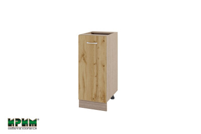 Долен модул с врата и рафт МДД-Дъб дакота-40