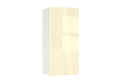 Горен модул с врата и рафт Глосмакс 30 Бял - Айвъри