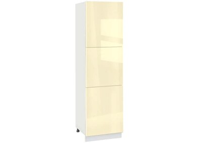 Колонен модул с три врати Глосмакс 603К Бял - Айвъри