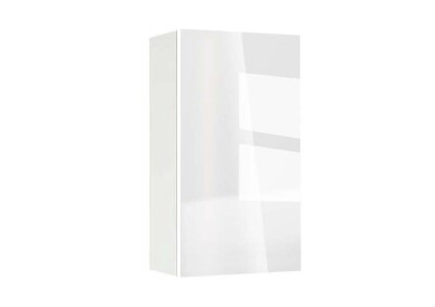 Горен модул с врата и рафт Глосмакс 40 Бял - Алба