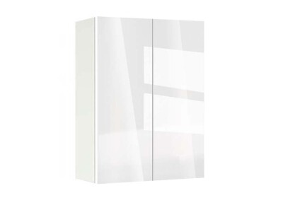 Горен модул с две врати и рафт Глосмакс 50 Бял - Алба