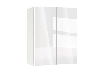 Горен модул с две врати и рафт Глосмакс 60 Бял - Алба