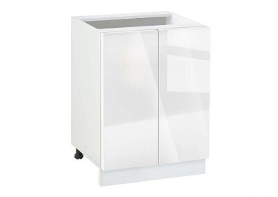 Долен модул с две врати и рафт Глосмакс 602 Бял - Алба