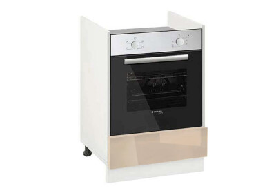 Долен модул за фурна с чекмедже Глосмакс 601Ф Бял - Визон