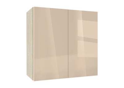 Горен модул с две врати и рафт Глосмакс 80 Сонома - Визон