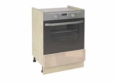 Долен модул за фурна с чекмедже Глосмакс 601Ф Сонома - Визон