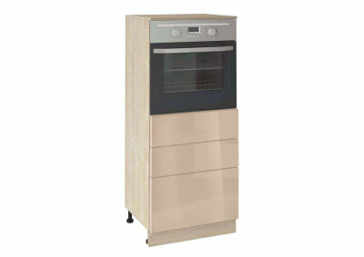 Долен модул за фурна с три чекмеджета Глосмакс 600Ф Сонома - Визон