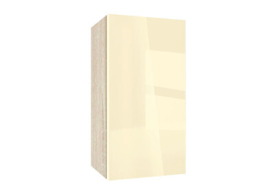 Горен модул с врата и рафт Глосмакс 40 Сонома - Айвъри