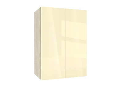 Горен модул с две врати и рафт Глосмакс 50 Сонома - Айвъри