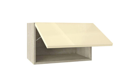 Горен модул с една хоризонтална врата Глосмакс 64Г Сонома - Айвъри