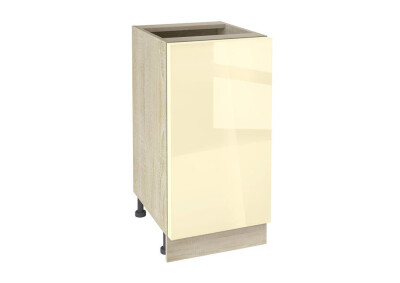 Долен модул с врата и рафт Глосмакс 401 Сонома - Айвъри