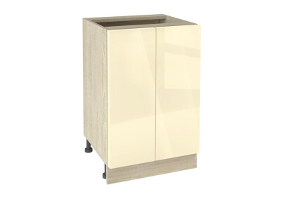 Долен модул с две врати и рафт Глосмакс 502 Сонома - Айвъри