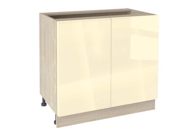 Долен модул с две врати и рафт Глосмакс 1002 Сонома - Айвъри