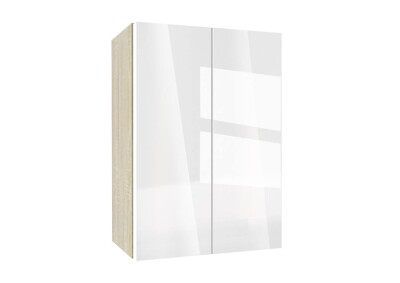 Горен модул с две врати и рафт Глосмакс 50 Сонома - Алба