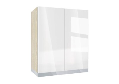 Горен модул с две врати и рафт за абсорбатор Глосмакс 60А Сонома - Алба