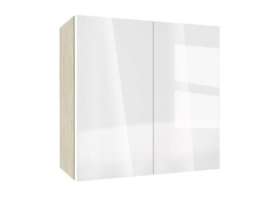 Горен модул с две врати и рафт Глосмакс 80 Сонома - Алба