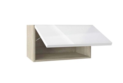 Горен модул с една хоризонтална врата Глосмакс 63Г Сонома - Алба